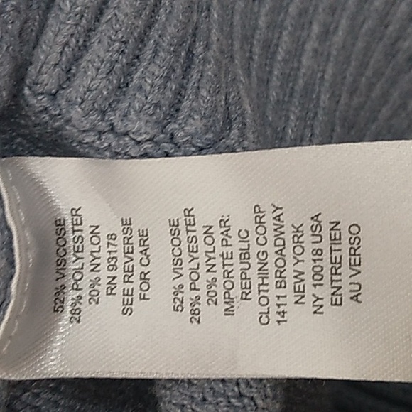 Tahari Cable‎ Knit Sweater Women's Size XS Balloon Sleeve Extra Long Cuff - Picture 7 of 7